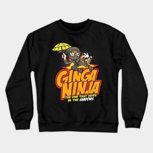 The Ginga Ninja Crewneck Sweatshirt by NerdShizzle